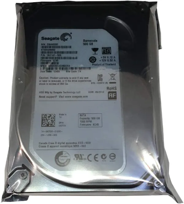 هارد سيجيت داخلى للكيسة 500جيجابايت - Hard Disk : Internal Seagate 500GB For PC