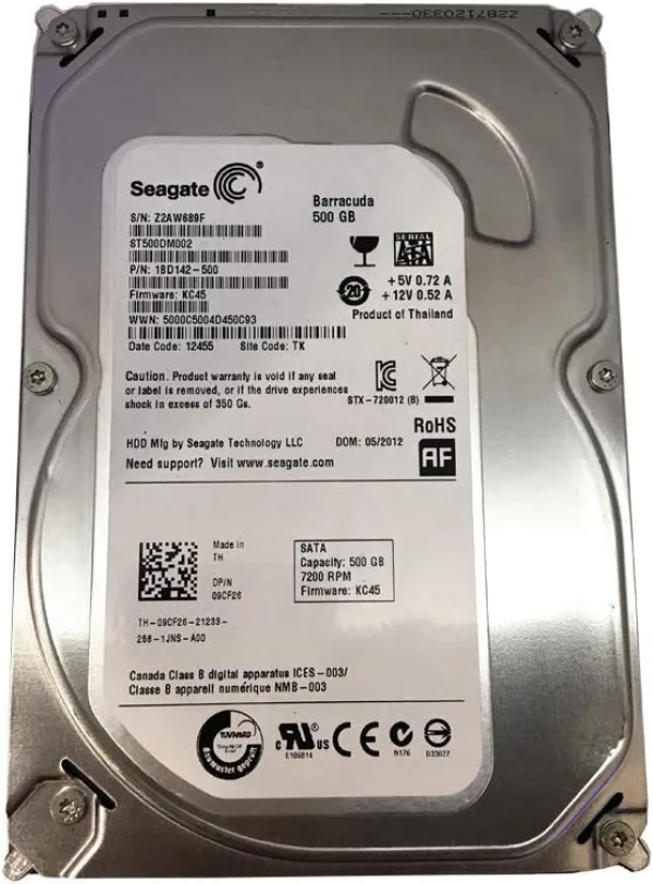 هارد سيجيت داخلى للكيسة 500جيجابايت - Hard Disk : Internal Seagate 500GB For PC