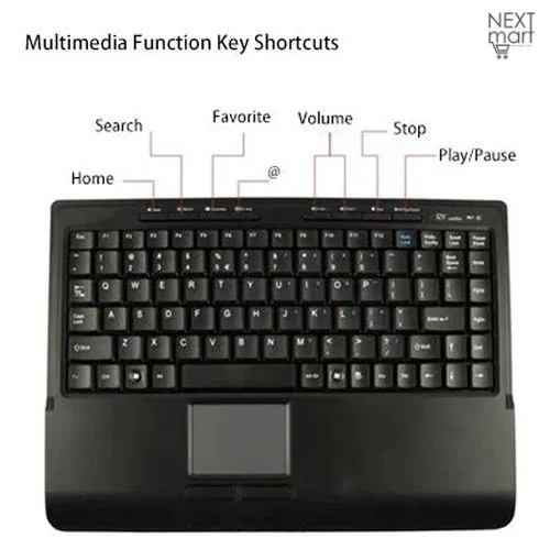 كيبورد خارجى كامل للابتوب - Compact Keyboard With Mouse Pad For Laptop