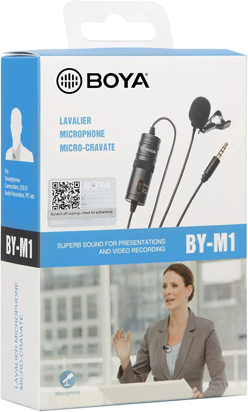 ميكروفون صغير لافيلير - Microphone Lavalier BY/M1