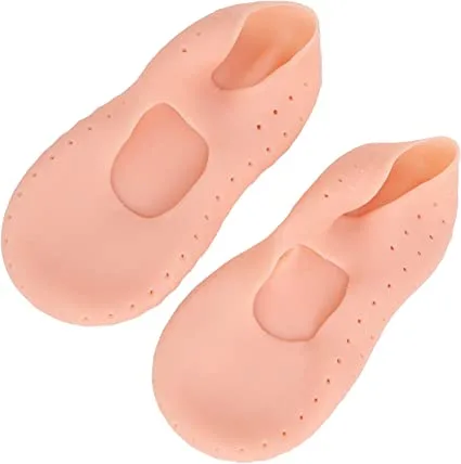 شراب سيليكون الأصلي طبي للقدمين| Silicone Gel Moisturizing Socks