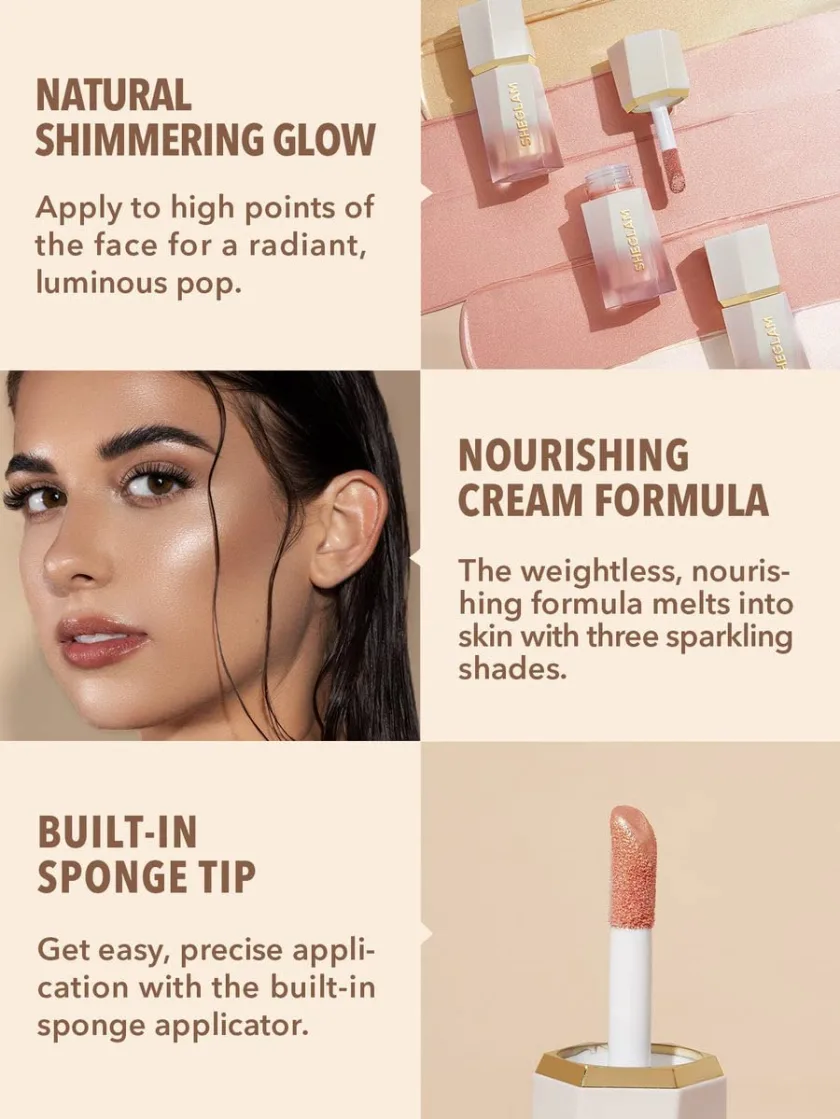شيجلام هايلايتر سائل لتفتيح البشرة  - تي كيك | SHEGLAM Tea Cake Radiating Liquid Highlighter