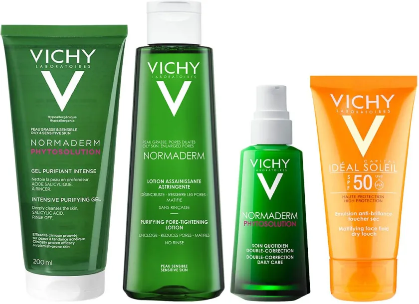 فيشي نورماديرم فيتوسولوشن غسول جل للبشرة الدهنية  200 مل | VICHY Normaderm Phytosolution Intensive Purifying Gel 200  ml