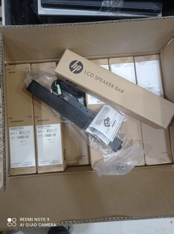 HP LCD & LED Speaker Bar Original
