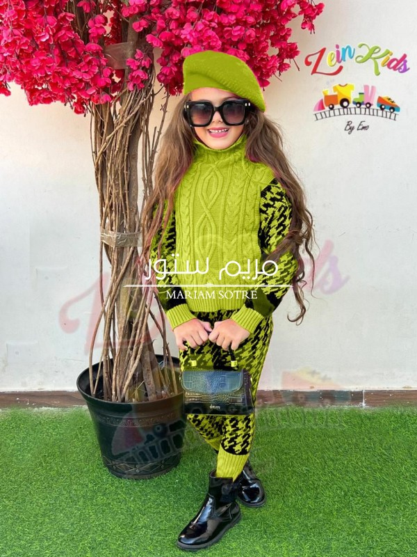 طقم تريكو بناتي