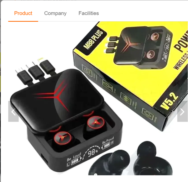 Earbuds M88 plus