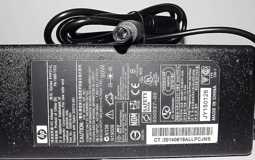 شاحن لاب توب اتش بي (HP)، استيراد اصلى