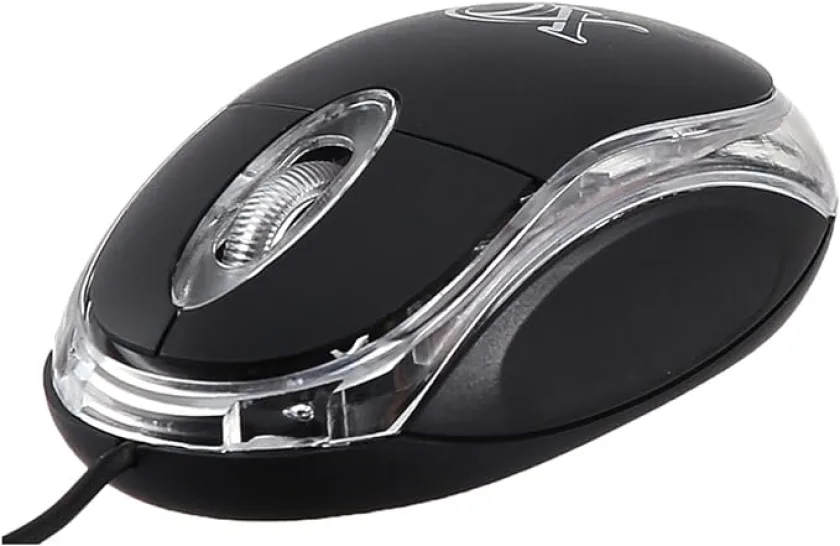 ماوس ليزر بسلك من اكس او B100 - اسود