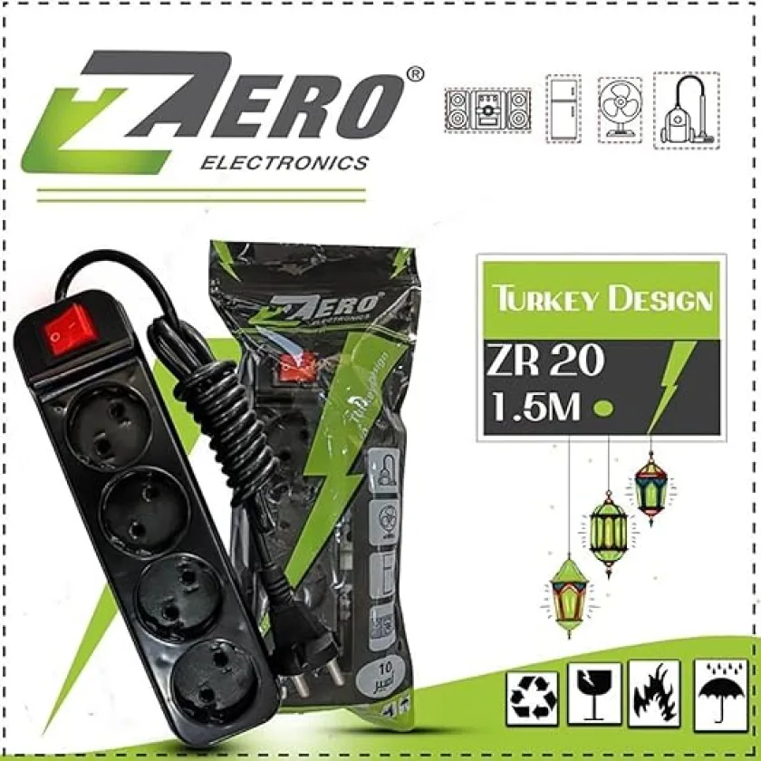 Zero z20 power strip joint 4 sockets