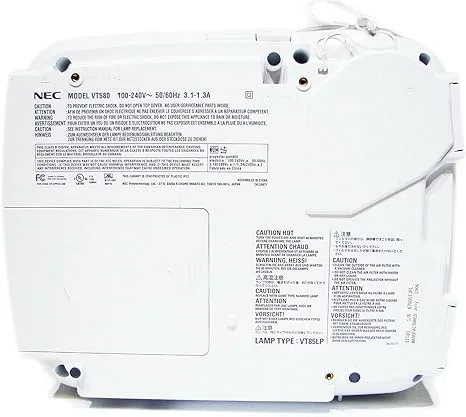 NEC VT580 Projector