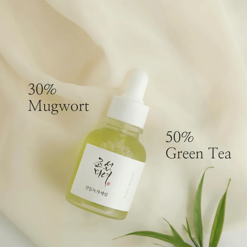 سيروم مهدئ للبشرة بالشاي الأخضر + البانثينول من بيوتي اوف جوسون - 30مل | BEAUTY OF JOSEON Calming Serum Green Tea + Panthenol - 30ml