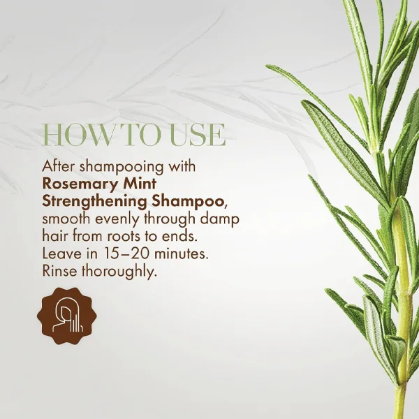 قناع تقوية الشعر بإكليل الجبل والنعناع من ميلي اورجانيكس - 340 جم | Mielle Organics Rosemary Mint Strengthening Hair Masque - 340 g