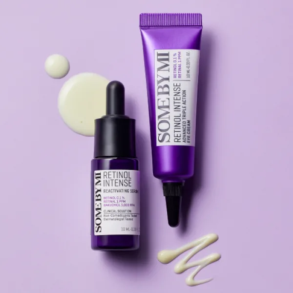 سام باي مي مجموعة ريتينول للعناية المركزة لتقليل التجاعيد وتحسين مرونة البشرة قطعتين | SOME BY MI Retinol Intense Trial Kit 2 Pieces