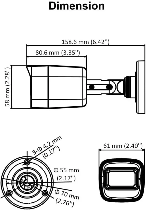 HIKVISION 2MP camera