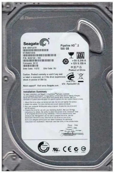 Seagate Hard Drive 500GB
