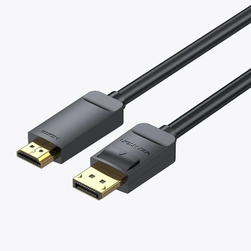 4K DisplayPort to HDMI Cable Black