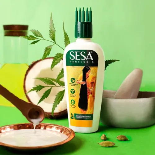 سيسا زيت أيورفيدي للعناية بالشعر  100ملل  |  Sesa Ayurvedic Strong Roots Hair Oil 100 ml