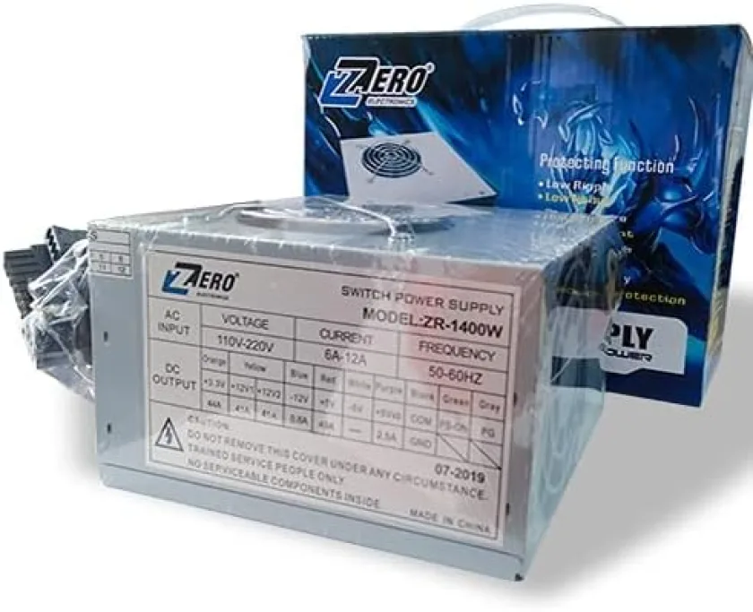 ZERO Power Supply Zr-1400 1400w 2fan