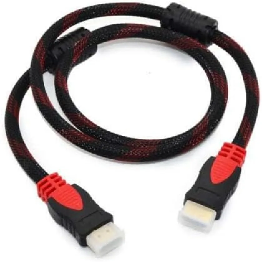 Hdmi cable 5 meter - red and black,