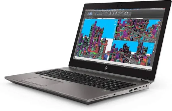 HP ZBook 15 G5, Intel Core I7-8850H, 32GB Ram, 512GB SSD, NVIDIA Quadro P1000 4GB, 15.6″Inch, FHD, Laptop