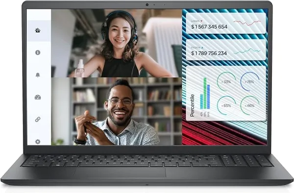 Dell Vostro 3520 Laptop - 12th Intel Core i3-1215U 6-Cores, 4GB RAM, 256GB SSD, Intel
