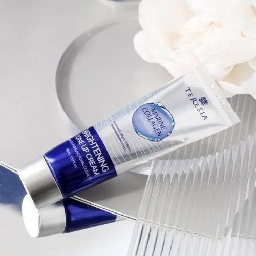 تيريسيا كريم لتفتيح البشرة غني بالكولاجين البحري 50 مل  |  Teresia Marine Collagen Brightening Tone-up Cream 50 ml