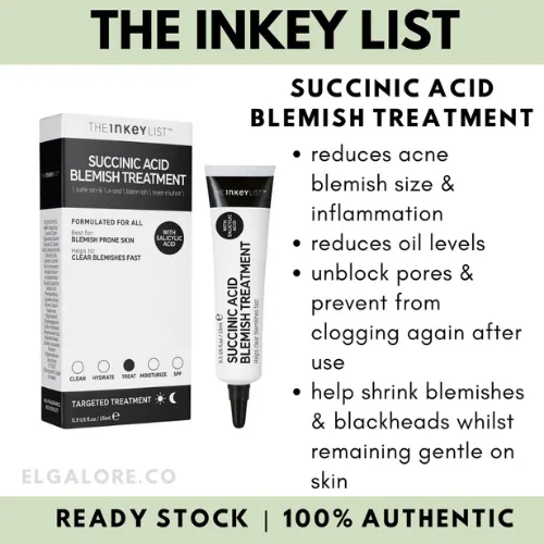 ذا انكى ليست جيل معالج بالسكوسنيك اسيد 15 مل |  The inkey list Succinic Acid Blemish Treatment 15ml