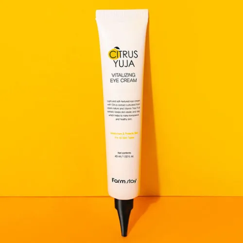 فارم ستاي كريم العين المنشط بالحمضيات يوجا - 45 مل | Farmstay Citrus Yuja Vitalizing Eye Cream 45ml