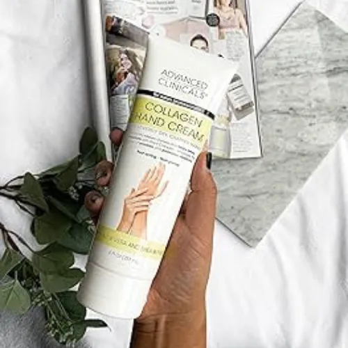 أدفانسد كلينيكالز كريم ترطيب اليدين بالكولاجين النباتي 237 مل  | Advanced Clinicals Collagen Hand Cream 237ml