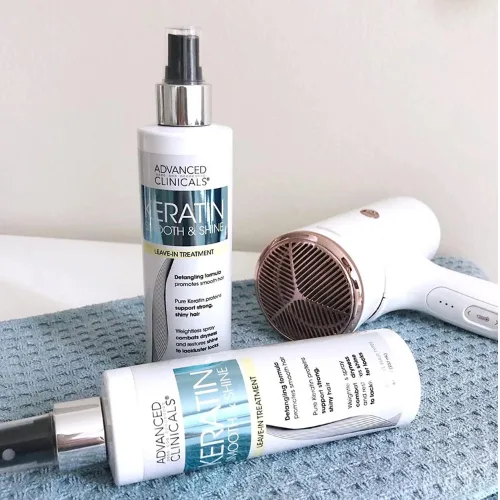 أدفانسد كلينيكالز علاج الكيرياتين المعزز للنعومة واللمعان  237 مل  | Advanced Clinicals keratin hair mask 237 ml