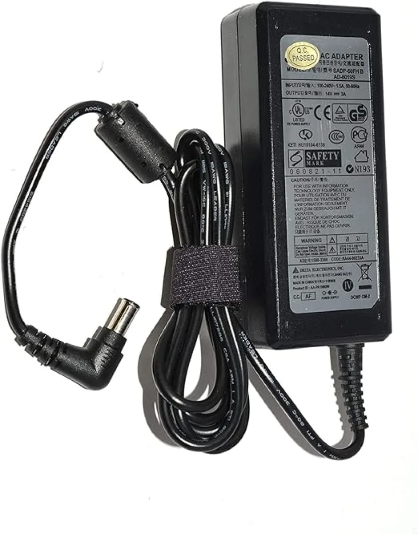 14V 3A AC-DC Adapter Power Supply for Samsung Screen ادبتر شاشة سامسونج