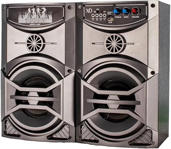 UB WOOFER يعمل بالريموت 4 بوصة قطعتين بلاستيك XO D 4500