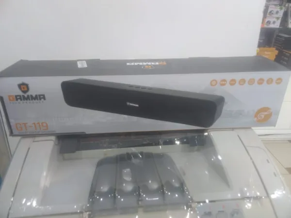GAMMA USB Bluetooth Sound Bar (GT -119) تعمل بشحن البطارية