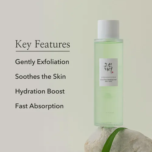 بيوتي اوف جوسون تونر منعش بالاحماض و بخلاصة البرقوق الاخضر - 150 مل  |  BEAUTY OF JOSEON GREEN PLUM REFRESHING TONER AHA + BHA 150ML