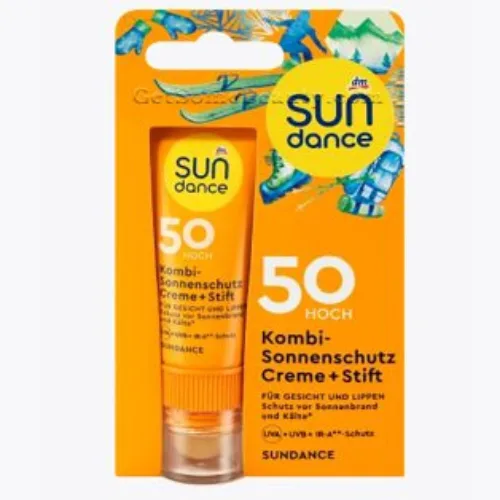 صن دانس مرطب الشفاه و صن بلوك بمعامل حماية  SPF 50 ( 20 جم )  |  Sun Dance sun block Lip balm SPF 50 ( 20g )