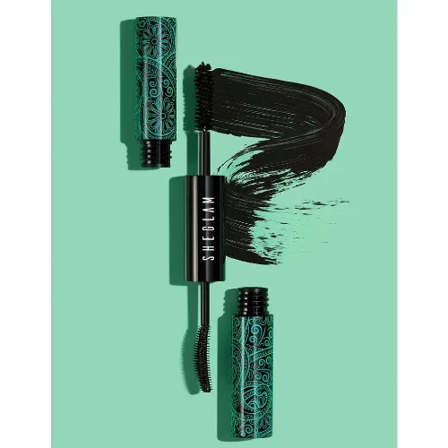 شيجلام ماسكارا الكل في واحد تكثيف وتطويل الرموش وضد المياه، باللون الأسود | SHEGLAM ALL-IN-ONE VOLUME & LENGTH MASCARA-Waterproof BLACK