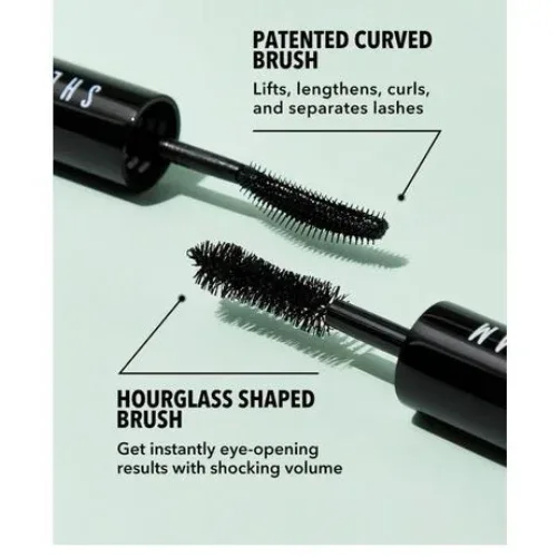 شيجلام ماسكارا الكل في واحد تكثيف وتطويل الرموش وضد المياه، باللون الأسود | SHEGLAM ALL-IN-ONE VOLUME & LENGTH MASCARA-Waterproof BLACK
