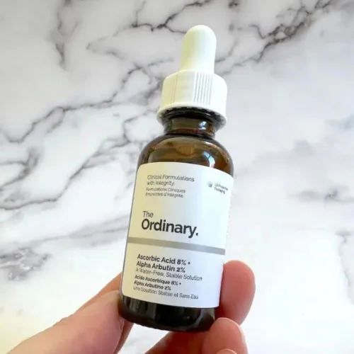 ذا أورديناري سيروم حمض أسكوربيك 8% + ألفا أربوتين 2% لتفتيح وتوحيد لون البشرة 30 مل | The Ordinary Ascorbic Acid 8% + Alpha Arbutin 2% 30ml
