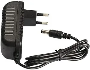 محول التيار الكهربائي DC 12V 2A AC محول ، للكاميرات، أسود