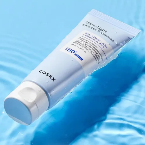 كوزركس واقي شمسي ألترا خفيف غير مرئي SPF50 لحماية البشرة 50 مل | COSRX Ultra-Light Invisible Sunscreen SPF50 PA+5 50ml