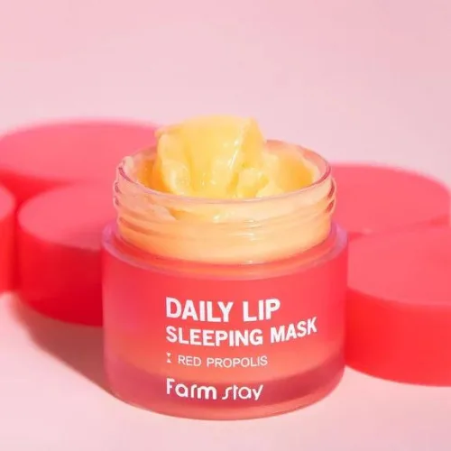 فارم ستاي ماسك ترطيب للشفاه يومي 20 جرام   |   FARM STAY DAILY LIP SLEEPING MASK RED PROPOLIS 20 gm