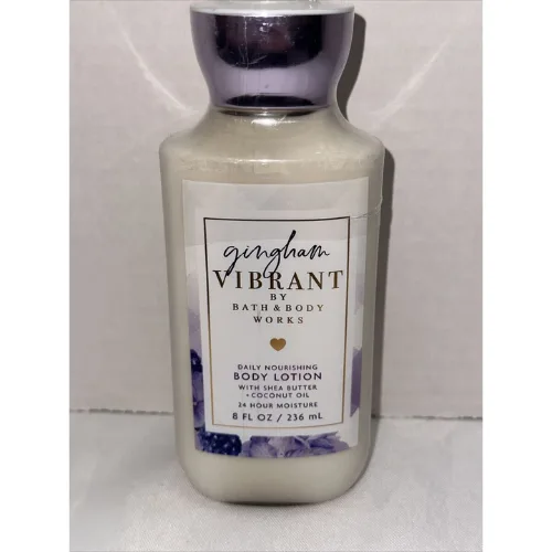 باث آند بودي وركس لوشن الجسم "جنغام فيبراند " 236 مل  |  Bath & Body Works gingham vibrant Body Lotion 236ml