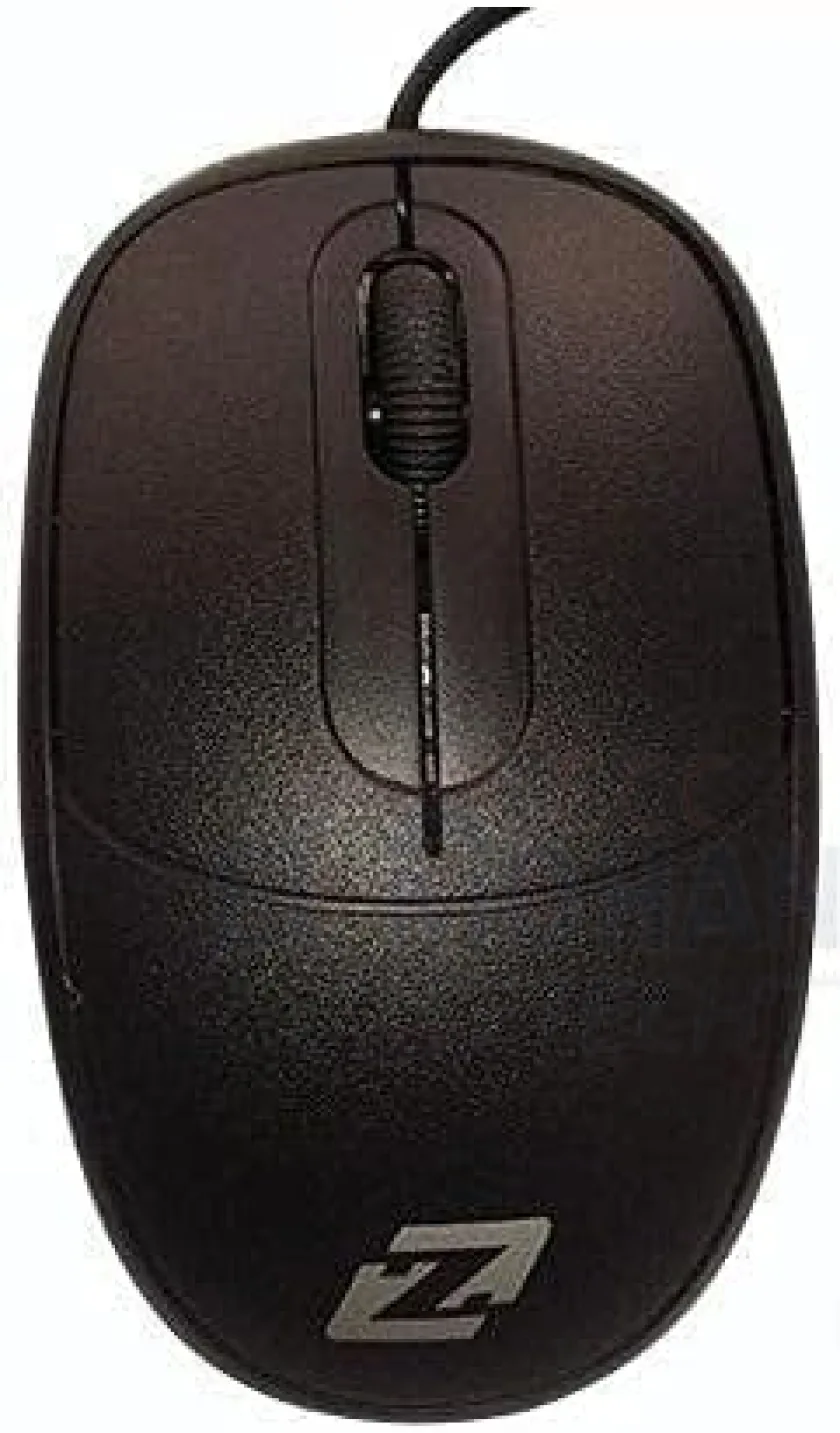 ماوس سلكي زيرو ضوئي USB، اسود - ZR-150-