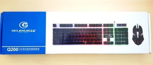 Keyboard + Mouse Wired Gaming Gclexus Q200