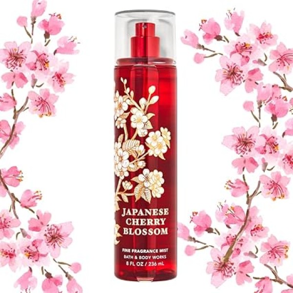 معطر للجسم چابانيز تشيري بلوسوم من باث اند بودي وركس 236 مل - Bath & Body Works Japanese Cherry Blossom Body Mist 236 ml