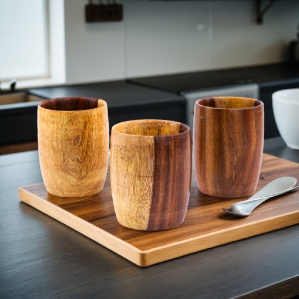 Set of 3 Saur Cups