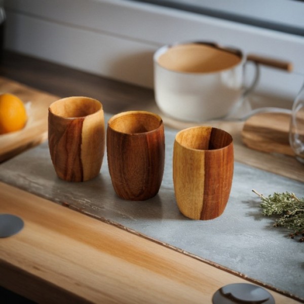 Set of 3 Saur Cups