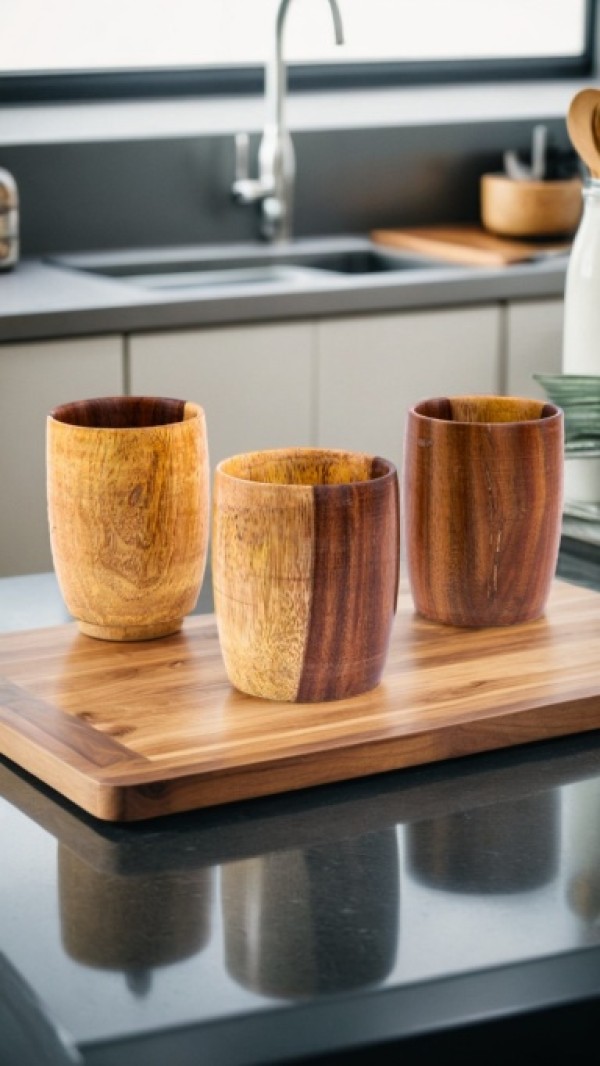 Set of 3 Saur Cups