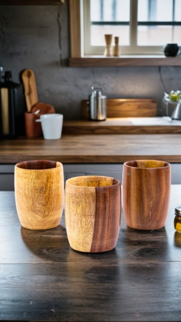 Set of 3 Saur Cups