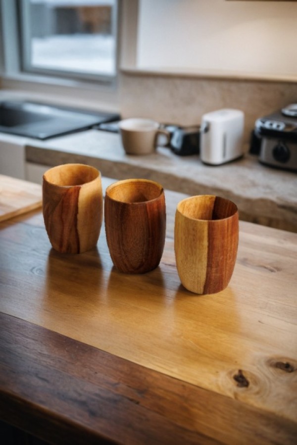 Set of 3 Saur Cups